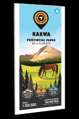 Buy map Kakwa Provincial Parks Adventure Topographic Map