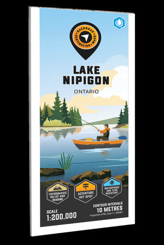 Buy map Lake Nipigon Adventure Topographic Map