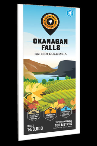 Buy map Okanagan Falls Adventure Topographic Map