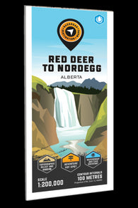 Buy map Red Deer to Nordegg Adventure Topographic Map