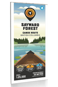 Buy map Sayward Forest Canoe Route Adventure Topographic Map