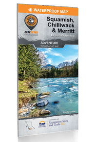 Buy map Squamish, Chilliwack & Merritt BC Recreation Map