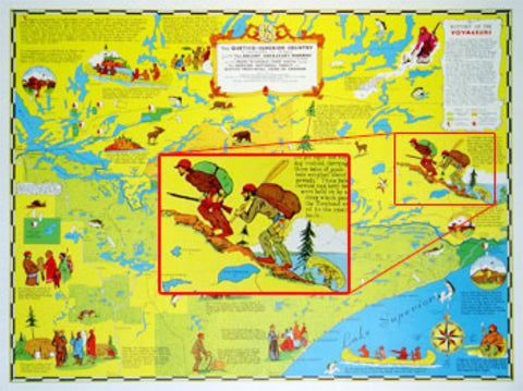 Buy map C-1: OLD VOYAGEURS HIGHWAY MAP