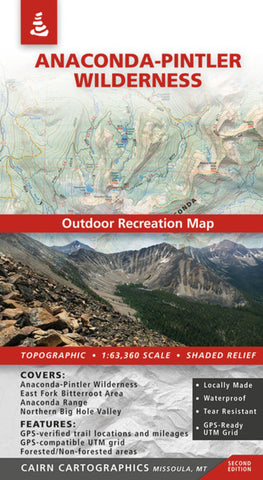 Buy map Anaconda Pintler Wilderness