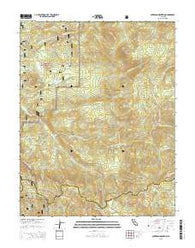 Ackerson Mountain California Current topographic map, 1:24000 scale, 7.5 X 7.5 Minute, Year 2015