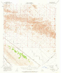 Acolita California Historical topographic map, 1:62500 scale, 15 X 15 Minute, Year 1953