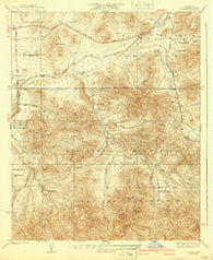 Acton California Historical topographic map, 1:24000 scale, 7.5 X 7.5 Minute, Year 1939