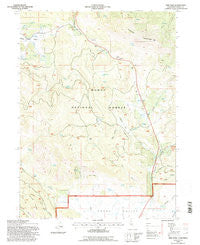 Adin Pass California Historical topographic map, 1:24000 scale, 7.5 X 7.5 Minute, Year 1993