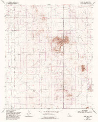 Adobe Mtn California Historical topographic map, 1:24000 scale, 7.5 X 7.5 Minute, Year 1955