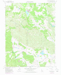 Aetna Springs California Historical topographic map, 1:24000 scale, 7.5 X 7.5 Minute, Year 1958