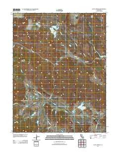 Aetna Springs California Historical topographic map, 1:24000 scale, 7.5 X 7.5 Minute, Year 2012
