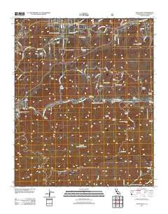 Agua Dulce California Historical topographic map, 1:24000 scale, 7.5 X 7.5 Minute, Year 2012