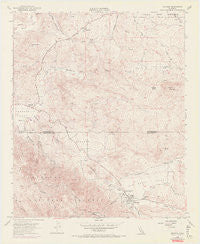 Aguanga California Historical topographic map, 1:24000 scale, 7.5 X 7.5 Minute, Year 1954
