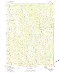 Ah Pah Ridge California Historical topographic map, 1:24000 scale, 7.5 X 7.5 Minute, Year 1983