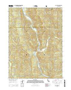 Ah Pah Ridge California Current topographic map, 1:24000 scale, 7.5 X 7.5 Minute, Year 2015