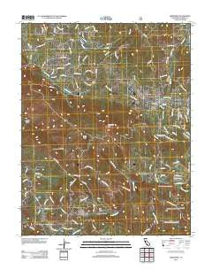 Ahwahnee California Historical topographic map, 1:24000 scale, 7.5 X 7.5 Minute, Year 2012