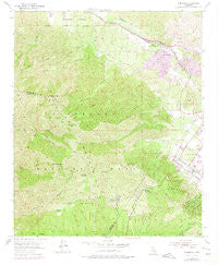 Alberhill California Historical topographic map, 1:24000 scale, 7.5 X 7.5 Minute, Year 1954
