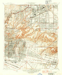 Alhambra California Historical topographic map, 1:24000 scale, 7.5 X 7.5 Minute, Year 1926