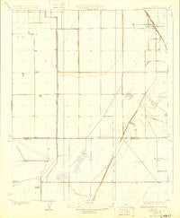Allensworth California Historical topographic map, 1:31680 scale, 7.5 X 7.5 Minute, Year 1929