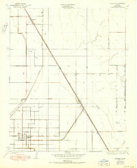 Alpaugh California Historical topographic map, 1:24000 scale, 7.5 X 7.5 Minute, Year 1950