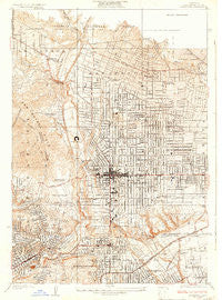 Altadena California Historical topographic map, 1:24000 scale, 7.5 X 7.5 Minute, Year 1928