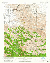 Altamont California Historical topographic map, 1:62500 scale, 15 X 15 Minute, Year 1942
