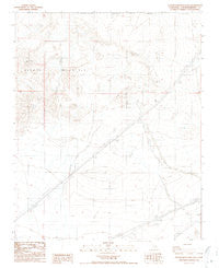Alvord Mountain East California Historical topographic map, 1:24000 scale, 7.5 X 7.5 Minute, Year 1986