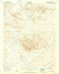 Alvord Mountain California Historical topographic map, 1:62500 scale, 15 X 15 Minute, Year 1951