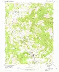 Amador City California Historical topographic map, 1:24000 scale, 7.5 X 7.5 Minute, Year 1962