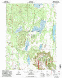 Ambrose California Historical topographic map, 1:24000 scale, 7.5 X 7.5 Minute, Year 1993