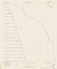 Amos California Historical topographic map, 1:24000 scale, 7.5 X 7.5 Minute, Year 1956