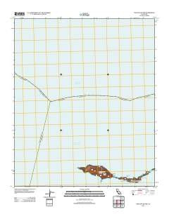 Anacapa Island California Historical topographic map, 1:24000 scale, 7.5 X 7.5 Minute, Year 2012