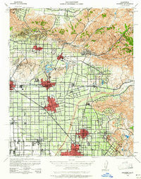Anaheim California Historical topographic map, 1:62500 scale, 15 X 15 Minute, Year 1942
