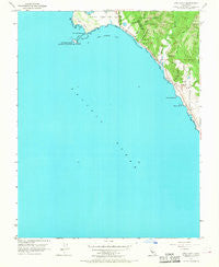 Ano Nuevo California Historical topographic map, 1:24000 scale, 7.5 X 7.5 Minute, Year 1955
