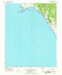 Ano Nuevo California Historical topographic map, 1:24000 scale, 7.5 X 7.5 Minute, Year 1955