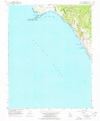 Ano Nuevo California Historical topographic map, 1:24000 scale, 7.5 X 7.5 Minute, Year 1955