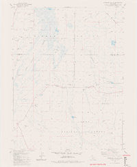 Antelope Valley California Historical topographic map, 1:24000 scale, 7.5 X 7.5 Minute, Year 1981