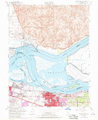 Antioch North California Historical topographic map, 1:24000 scale, 7.5 X 7.5 Minute, Year 1953