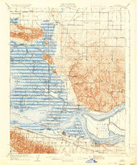 Antioch California Historical topographic map, 1:62500 scale, 15 X 15 Minute, Year 1908