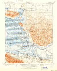 Antioch California Historical topographic map, 1:62500 scale, 15 X 15 Minute, Year 1908