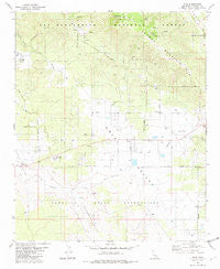 Anza California Historical topographic map, 1:24000 scale, 7.5 X 7.5 Minute, Year 1981