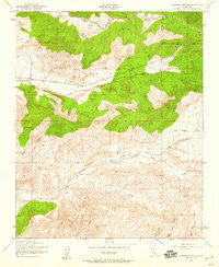 Apache Canyon California Historical topographic map, 1:24000 scale, 7.5 X 7.5 Minute, Year 1943
