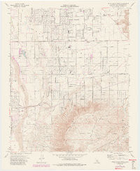 Apple Valley South California Historical topographic map, 1:24000 scale, 7.5 X 7.5 Minute, Year 1971