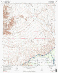 Araz California Historical topographic map, 1:24000 scale, 7.5 X 7.5 Minute, Year 1964