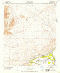 Araz California Historical topographic map, 1:24000 scale, 7.5 X 7.5 Minute, Year 1952
