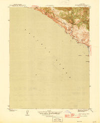 Arched Rock California Historical topographic map, 1:31680 scale, 7.5 X 7.5 Minute, Year 1944