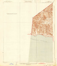 Arroyo Sequit California Historical topographic map, 1:24000 scale, 7.5 X 7.5 Minute, Year 1932