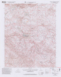 Ascension Mountain California Historical topographic map, 1:24000 scale, 7.5 X 7.5 Minute, Year 2001