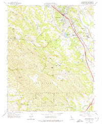 Atascadero California Historical topographic map, 1:24000 scale, 7.5 X 7.5 Minute, Year 1965