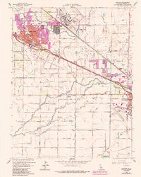 Atwater California Historical topographic map, 1:24000 scale, 7.5 X 7.5 Minute, Year 1960